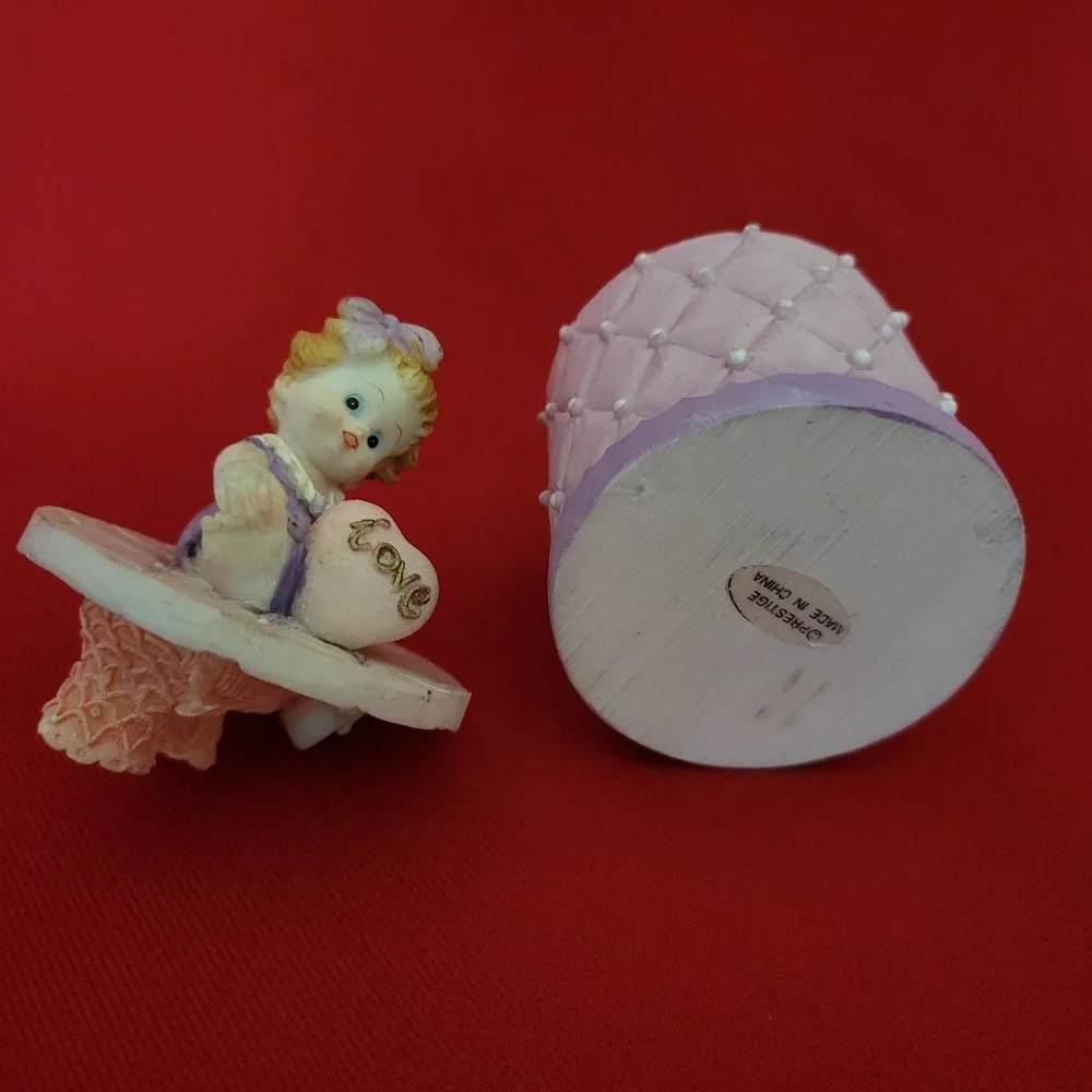 Prestige Baby Love Purple Trinket Box